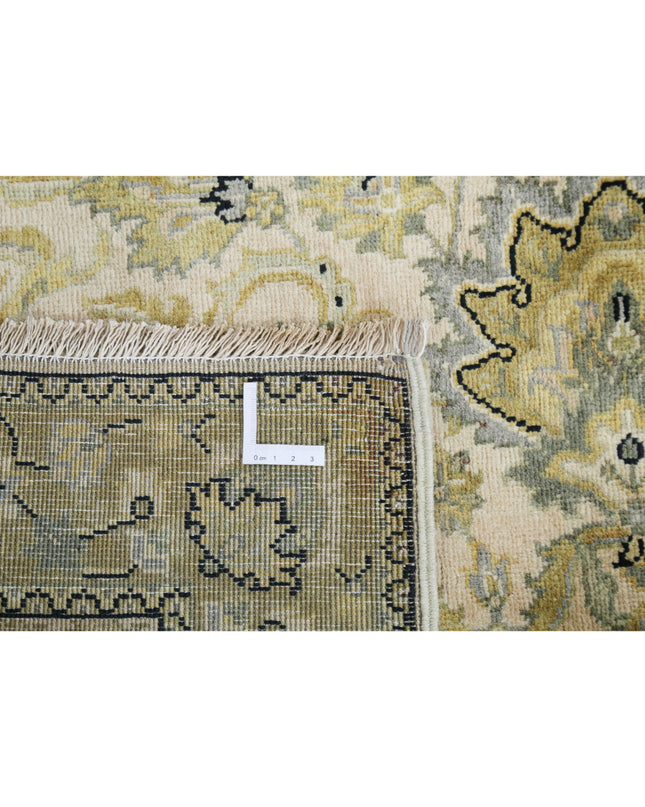 Ziegler 4' 0" X 5' 11" Hand Knotted Wool Rug 4' 0" X 5' 11" (122 X 180) / Beige / Wool