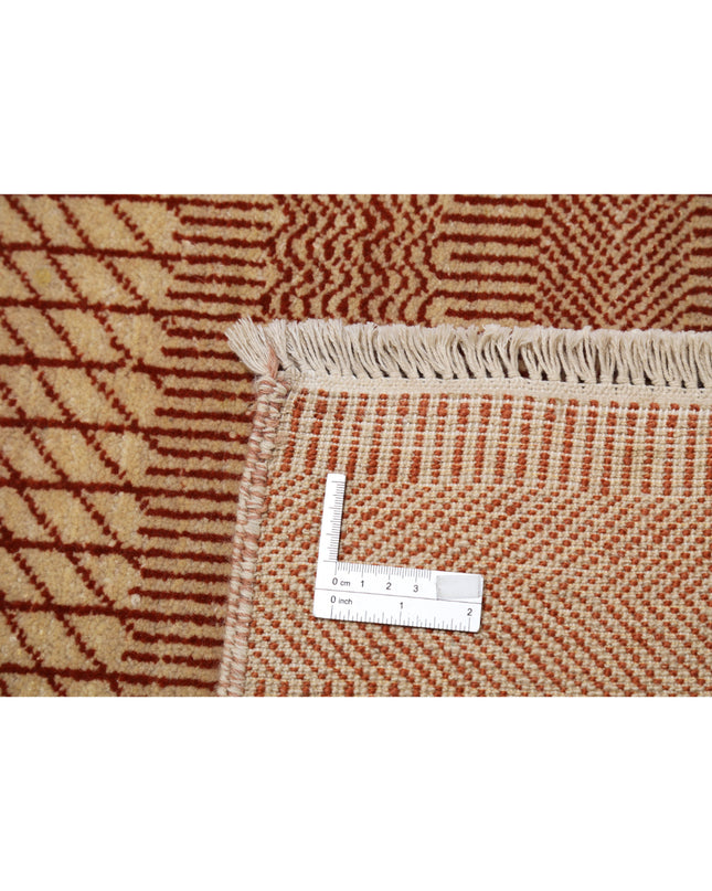 Ziegler 4' 1" X 5' 11" Hand Knotted Wool Rug 4' 1" X 5' 11" (124 X 180) / Rust / Wool