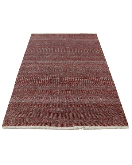 Ziegler 3' 11" X 6' 0" Hand Knotted Wool Rug 3' 11" X 6' 0" (119 X 183) / Rust / Wool