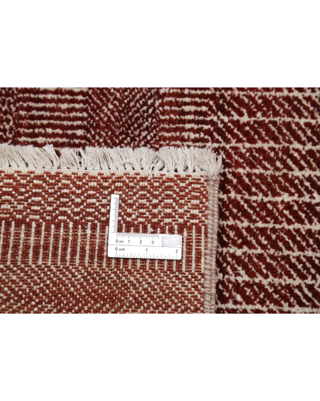 Ziegler 3' 11" X 6' 0" Hand Knotted Wool Rug 3' 11" X 6' 0" (119 X 183) / Rust / Wool