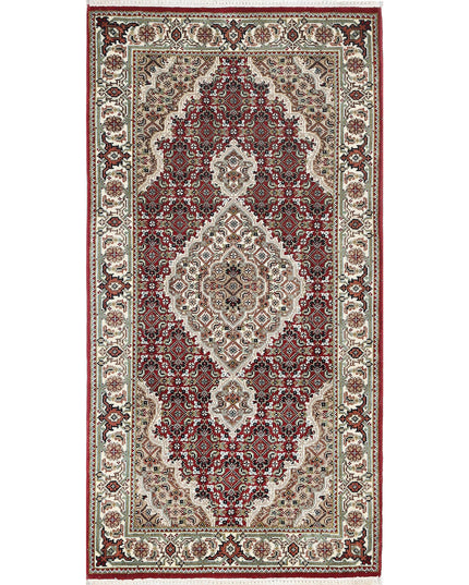 Ziegler 2' 3" X 4' 5" Hand Knotted Wool Rug 2' 3" X 4' 5" (69 X 135) / Red / Wool