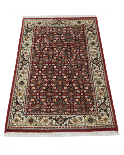 Ziegler 1' 11" X 3' 0" Hand Knotted Wool Rug 1' 11" X 3' 0" (59 X 91) / Red / Wool