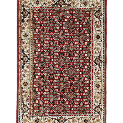 Ziegler 1' 11" X 3' 0" Hand Knotted Wool Rug 1' 11" X 3' 0" (59 X 91) / Red / Wool