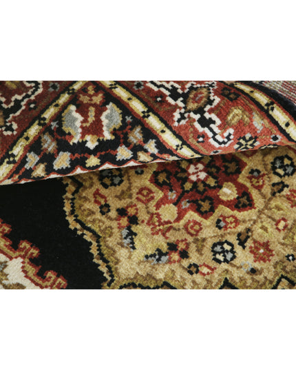 Ziegler 1' 11" X 2' 10" Hand Knotted Wool Rug 1' 11" X 2' 10" (59 X 86) / Black / Wool