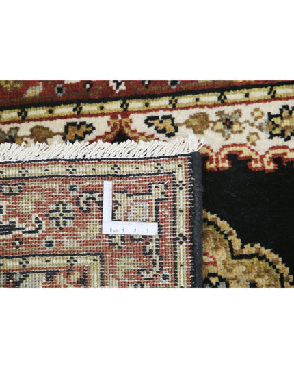 Ziegler 1' 11" X 2' 10" Hand Knotted Wool Rug 1' 11" X 2' 10" (59 X 86) / Black / Wool