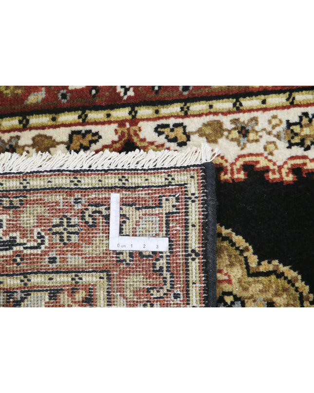 Ziegler 1' 11" X 2' 10" Hand Knotted Wool Rug 1' 11" X 2' 10" (59 X 86) / Black / Wool