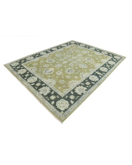 Ziegler 7' 8" X 9' 9" Hand Knotted Wool Rug 7' 8" X 9' 9" (234 X 297) / Green / Wool