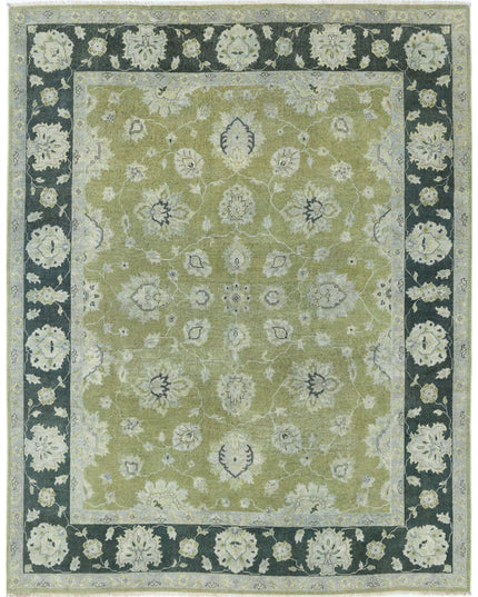 Ziegler 7' 8" X 9' 9" Hand Knotted Wool Rug 7' 8" X 9' 9" (234 X 297) / Green / Wool