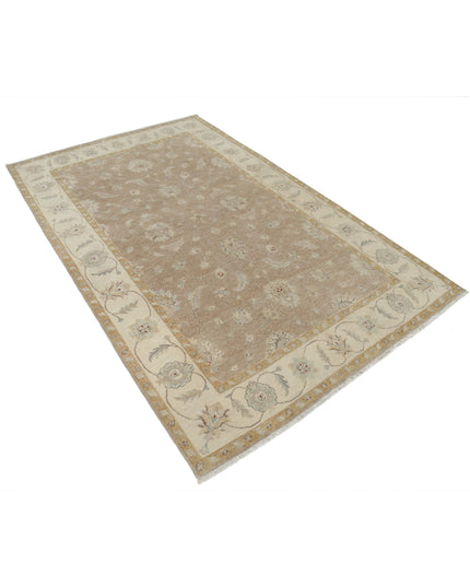 Ziegler 5' 1" X 8' 0" Hand Knotted Wool Rug 5' 1" X 8' 0" (155 X 244) / Lilac / Wool