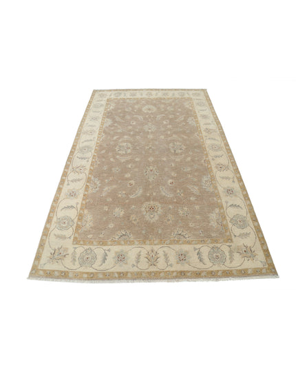 Ziegler 5' 1" X 8' 0" Hand Knotted Wool Rug 5' 1" X 8' 0" (155 X 244) / Lilac / Wool