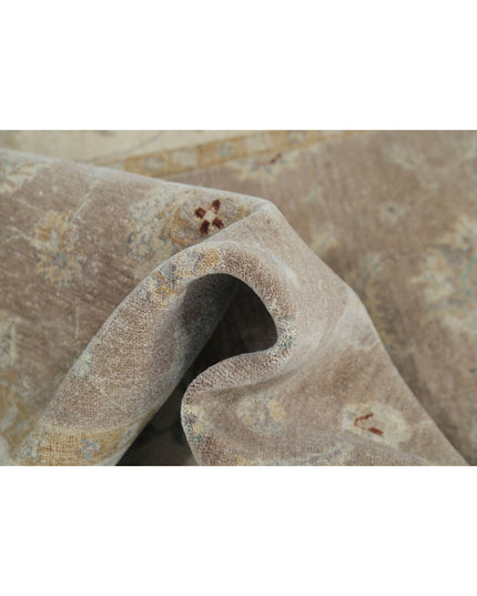 Ziegler 5' 1" X 8' 0" Hand Knotted Wool Rug 5' 1" X 8' 0" (155 X 244) / Lilac / Wool