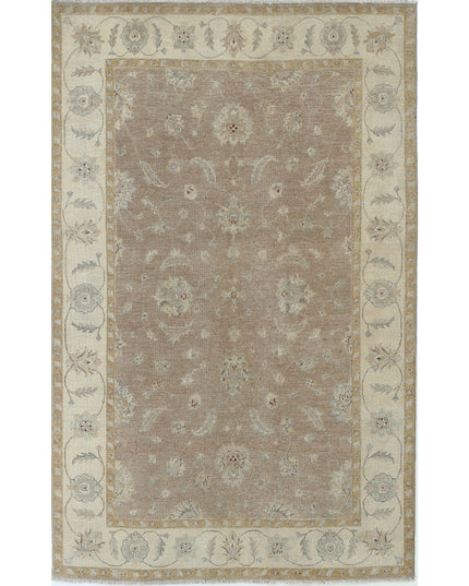 Ziegler 5' 1" X 8' 0" Hand Knotted Wool Rug 5' 1" X 8' 0" (155 X 244) / Lilac / Wool