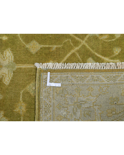 Ziegler 5' 1" X 7' 9" Hand Knotted Wool Rug 5' 1" X 7' 9" (155 X 236) / Green / Wool