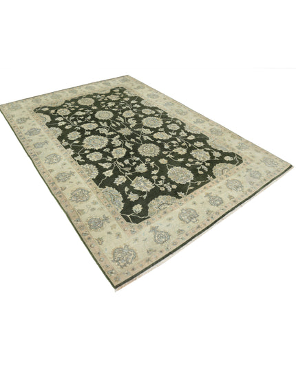 Ziegler 6' 0" X 8' 8" Hand Knotted Wool Rug 6' 0" X 8' 8" (183 X 264) / Green / Wool
