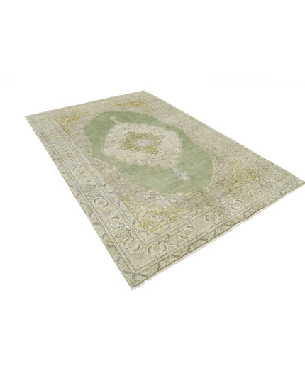 Ziegler 5' 11" X 8' 9" Hand Knotted Wool Rug 5' 11" X 8' 9" (180 X 267) / Green / Wool