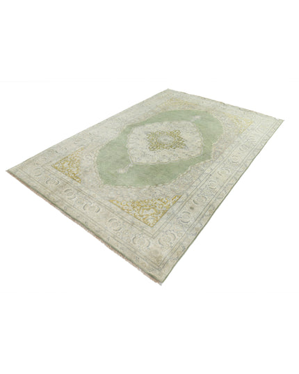 Ziegler 5' 11" X 8' 9" Hand Knotted Wool Rug 5' 11" X 8' 9" (180 X 267) / Green / Wool