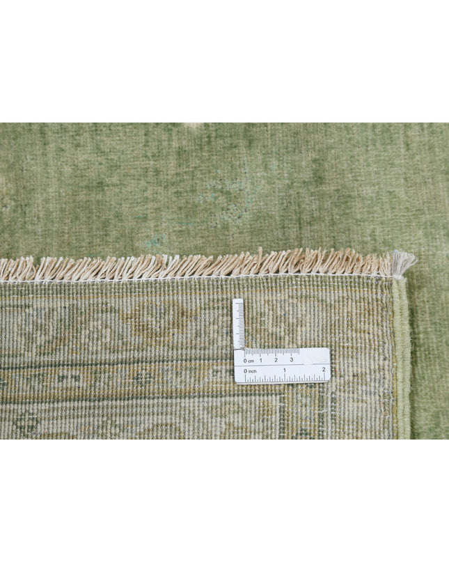 Ziegler 5' 11" X 8' 9" Hand Knotted Wool Rug 5' 11" X 8' 9" (180 X 267) / Green / Wool
