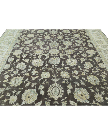 Ziegler 10' 0" X 13' 6" Hand Knotted Wool Rug 10' 0" X 13' 6" (305 X 411) / Brown / Wool