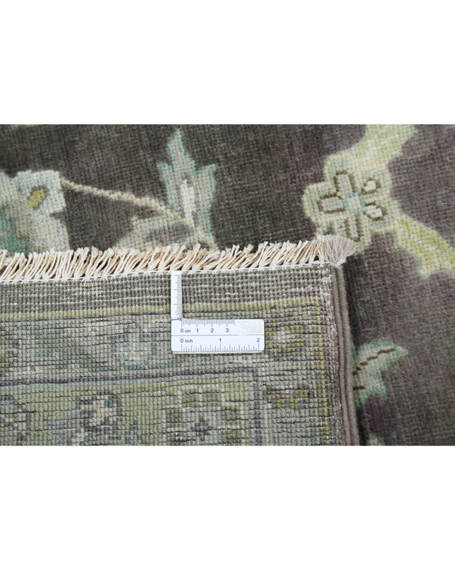 Ziegler 10' 0" X 13' 6" Hand Knotted Wool Rug 10' 0" X 13' 6" (305 X 411) / Brown / Wool