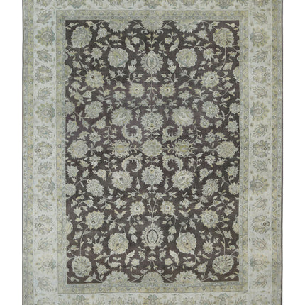 Ziegler 10' 0" X 13' 6" Hand Knotted Wool Rug 10' 0" X 13' 6" (305 X 411) / Brown / Wool