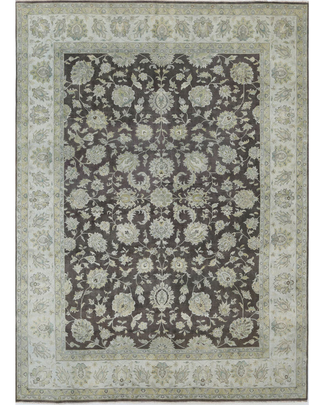 Ziegler 10' 0" X 13' 6" Hand Knotted Wool Rug 10' 0" X 13' 6" (305 X 411) / Brown / Wool