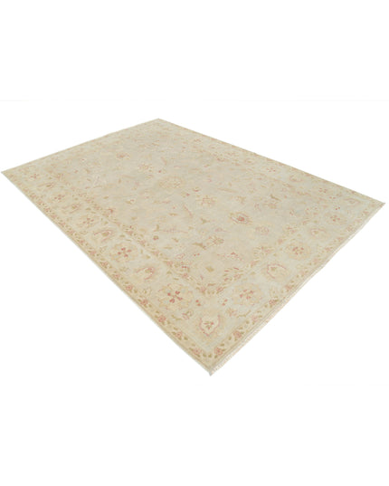 Ziegler 6' 0" X 8' 6" Hand Knotted Wool Rug 6' 0" X 8' 6" (183 X 259) / Ivory / Wool