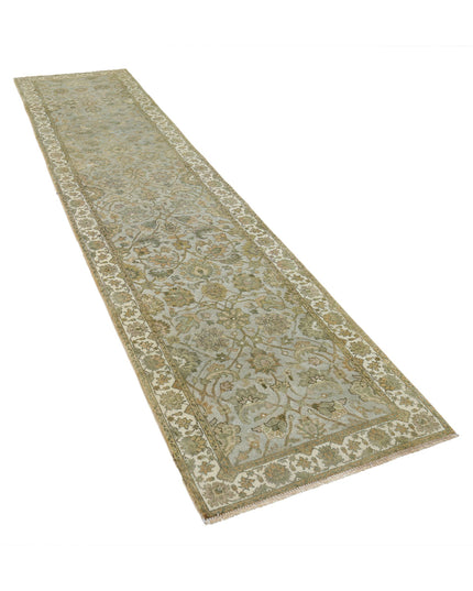 Ziegler 2' 8" X 11' 8" Hand Knotted Wool Rug 2' 8" X 11' 8" (81 X 356) / Grey / Wool