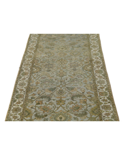 Ziegler 2' 8" X 11' 8" Hand Knotted Wool Rug 2' 8" X 11' 8" (81 X 356) / Grey / Wool