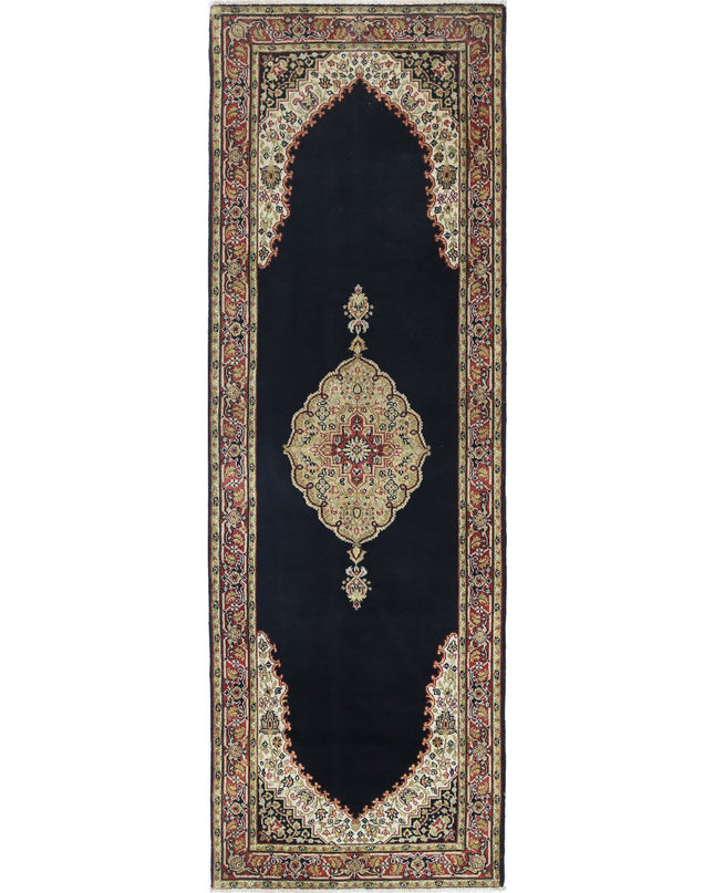 Ziegler 2' 7" X 7' 10" Hand Knotted Wool Rug 2' 7" X 7' 10" (79 X 239) / Black / Wool