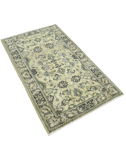 Ziegler 2' 10" X 4' 10" Hand Knotted Wool Rug 2' 10" X 4' 10" (86 X 147) / Beige / Wool