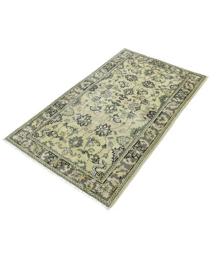 Ziegler 2' 10" X 4' 10" Hand Knotted Wool Rug 2' 10" X 4' 10" (86 X 147) / Beige / Wool