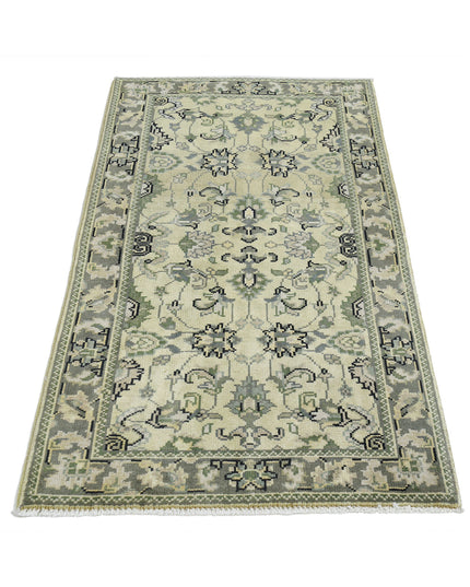 Ziegler 2' 10" X 4' 10" Hand Knotted Wool Rug 2' 10" X 4' 10" (86 X 147) / Beige / Wool