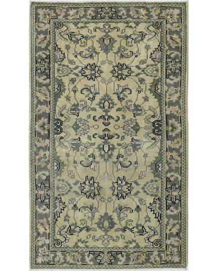 Ziegler 2' 10" X 4' 10" Hand Knotted Wool Rug 2' 10" X 4' 10" (86 X 147) / Beige / Wool
