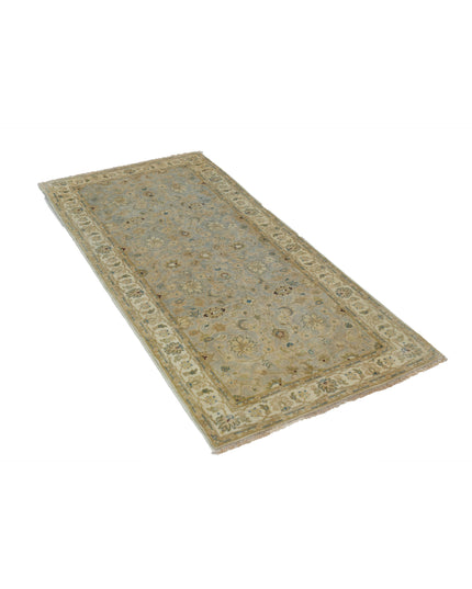 Ziegler 2' 7" X 5' 7" Hand Knotted Wool Rug 2' 7" X 5' 7" (79 X 170) / Grey / Wool