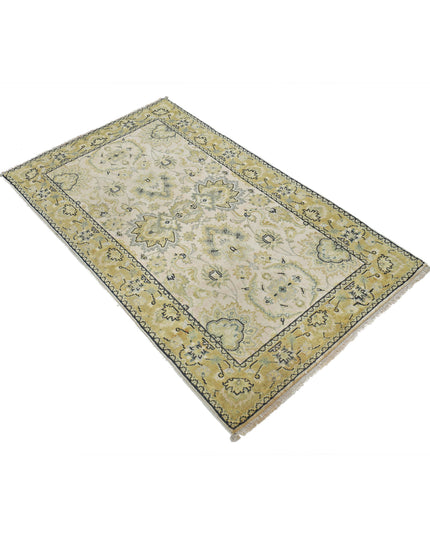 Ziegler 2' 10" X 4' 10" Hand Knotted Wool Rug 2' 10" X 4' 10" (86 X 147) / Beige / Wool