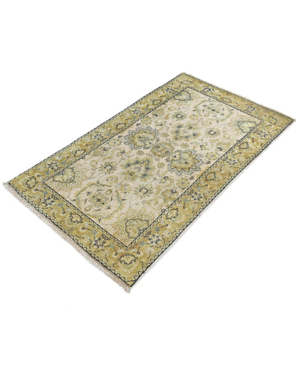 Ziegler 2' 10" X 4' 10" Hand Knotted Wool Rug 2' 10" X 4' 10" (86 X 147) / Beige / Wool