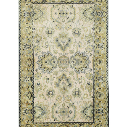 Ziegler 2' 10" X 4' 10" Hand Knotted Wool Rug 2' 10" X 4' 10" (86 X 147) / Beige / Wool