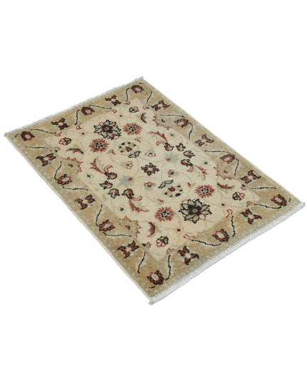 Ziegler 2' 0" X 2' 10" Hand Knotted Wool Rug 2' 0" X 2' 10" (61 X 86) / Beige / Wool