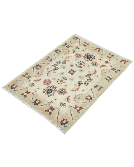 Ziegler 2' 0" X 2' 10" Hand Knotted Wool Rug 2' 0" X 2' 10" (61 X 86) / Beige / Wool