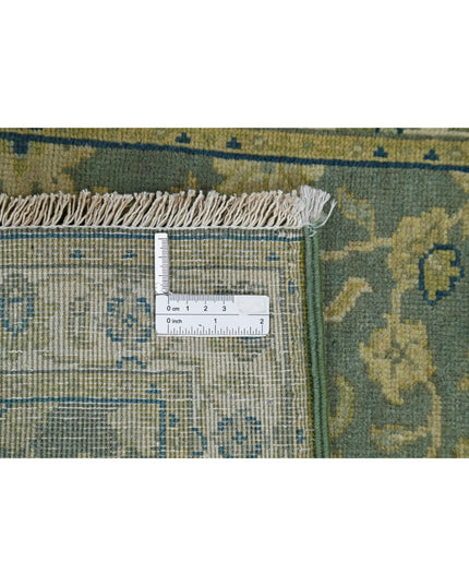 Ziegler 1' 11" X 2' 10" Hand Knotted Wool Rug 1' 11" X 2' 10" (59 X 86) / Green / Wool