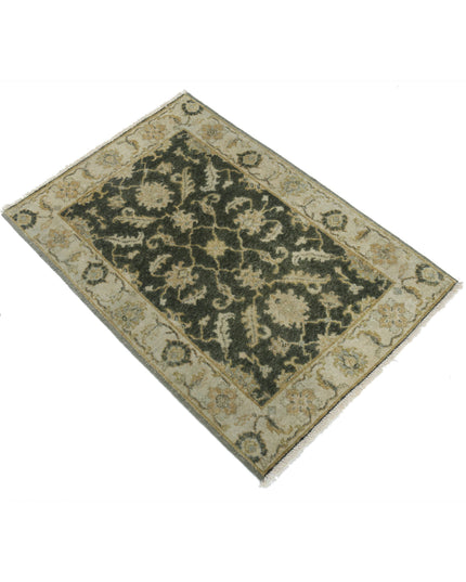 Ziegler 2' 0" X 2' 10" Hand Knotted Wool Rug 2' 0" X 2' 10" (61 X 86) / Green / Wool