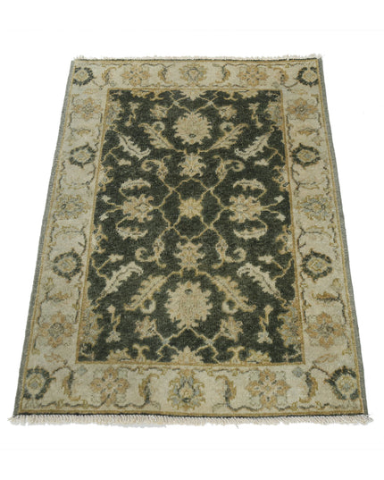 Ziegler 2' 0" X 2' 10" Hand Knotted Wool Rug 2' 0" X 2' 10" (61 X 86) / Green / Wool