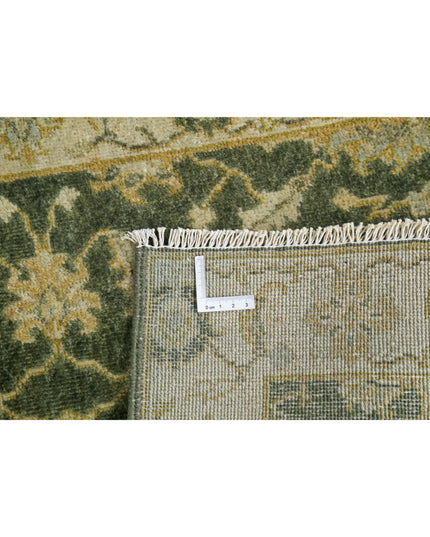 Ziegler 2' 0" X 2' 10" Hand Knotted Wool Rug 2' 0" X 2' 10" (61 X 86) / Green / Wool