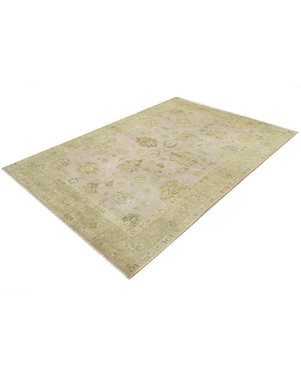 Ziegler 5' 5" X 7' 11" Hand Knotted Wool Rug 5' 5" X 7' 11" (165 X 241) / Beige / Wool