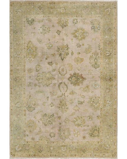 Ziegler 5' 5" X 7' 11" Hand Knotted Wool Rug 5' 5" X 7' 11" (165 X 241) / Beige / Wool