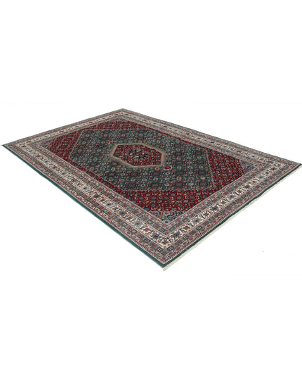 Ziegler 5' 9" X 8' 6" Hand Knotted Wool Rug 5' 9" X 8' 6" (175 X 259) / Green / Wool