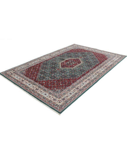 Ziegler 5' 9" X 8' 6" Hand Knotted Wool Rug 5' 9" X 8' 6" (175 X 259) / Green / Wool
