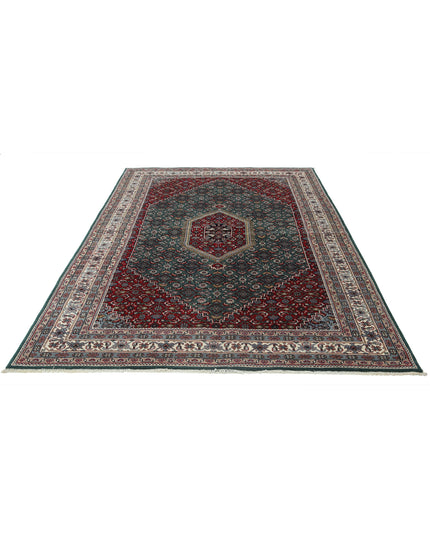 Ziegler 5' 9" X 8' 6" Hand Knotted Wool Rug 5' 9" X 8' 6" (175 X 259) / Green / Wool