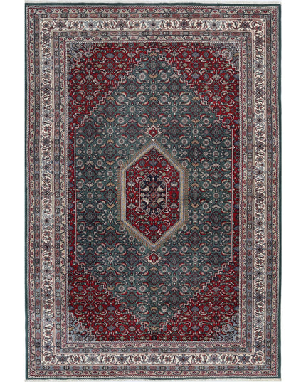 Ziegler 5' 9" X 8' 6" Hand Knotted Wool Rug 5' 9" X 8' 6" (175 X 259) / Green / Wool