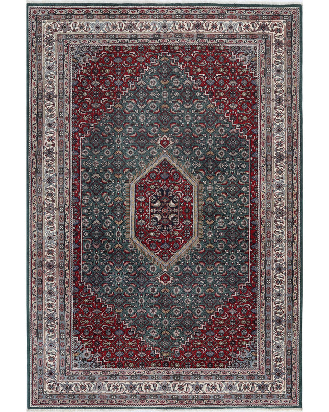 Ziegler 5' 9" X 8' 6" Hand Knotted Wool Rug 5' 9" X 8' 6" (175 X 259) / Green / Wool